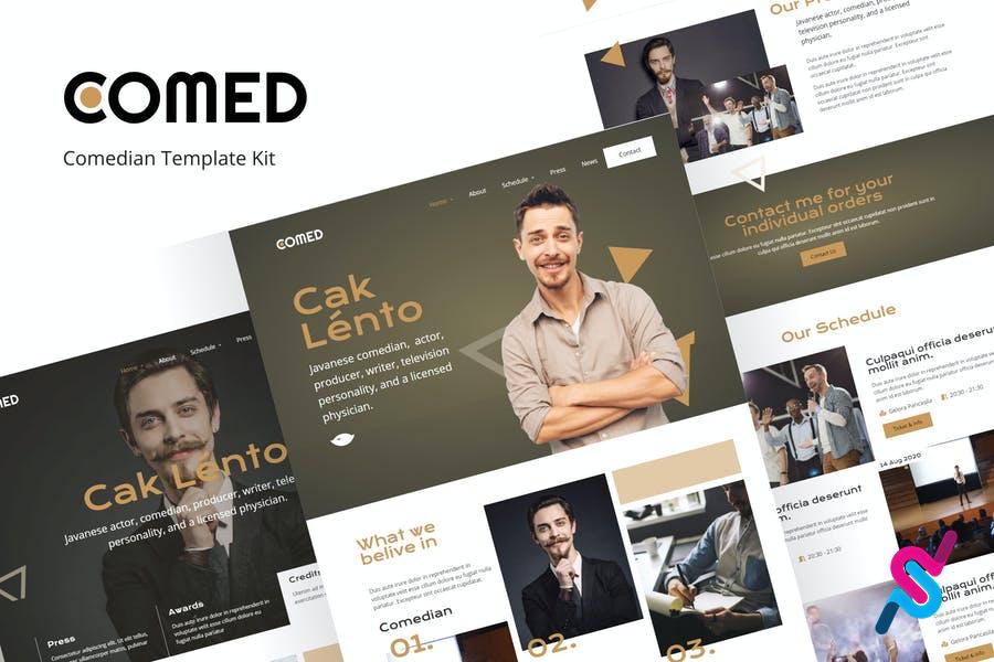 comed-comedian-elementor-template-kit