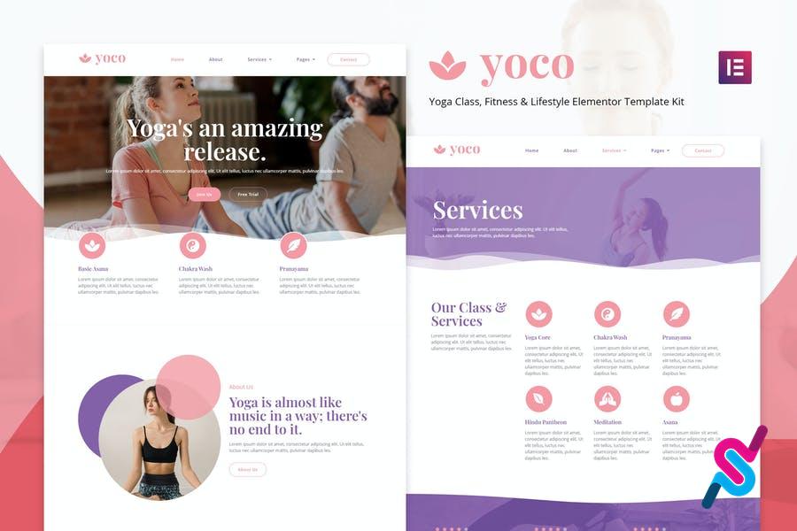 yoco-yoga-studio-elementor-template-kit